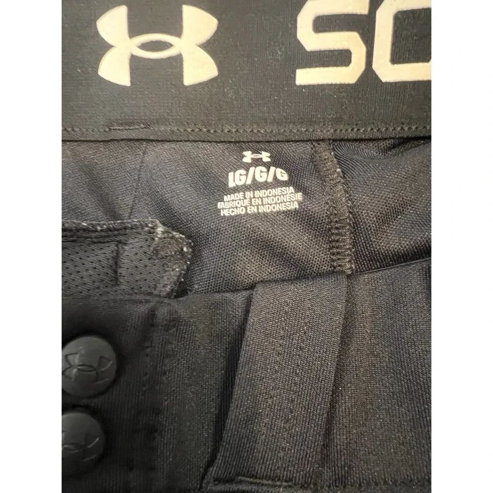 Under Armour Black Softball Pants Size Large Adults